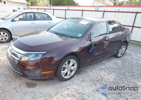 2012 Ford Fusion Se из США, поврежденный, VIN 3FAHP0HA2CR347951